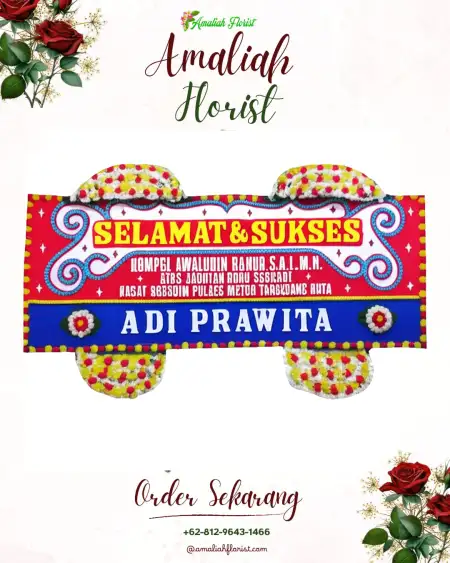 Papan Bunga Ucapan Selamat Sago